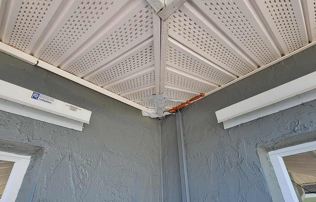 Patched Soffit.